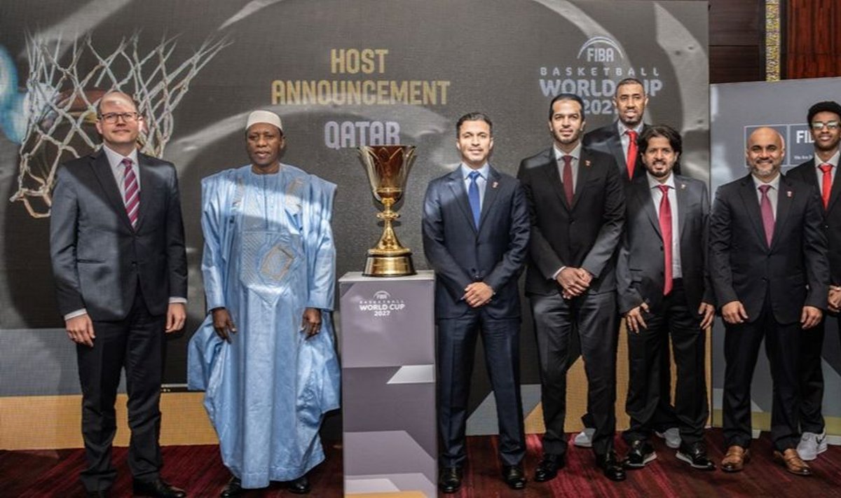 Katar määrati 2027. aasta korvpalli maailmameistrivõistluste korraldajamaaks.