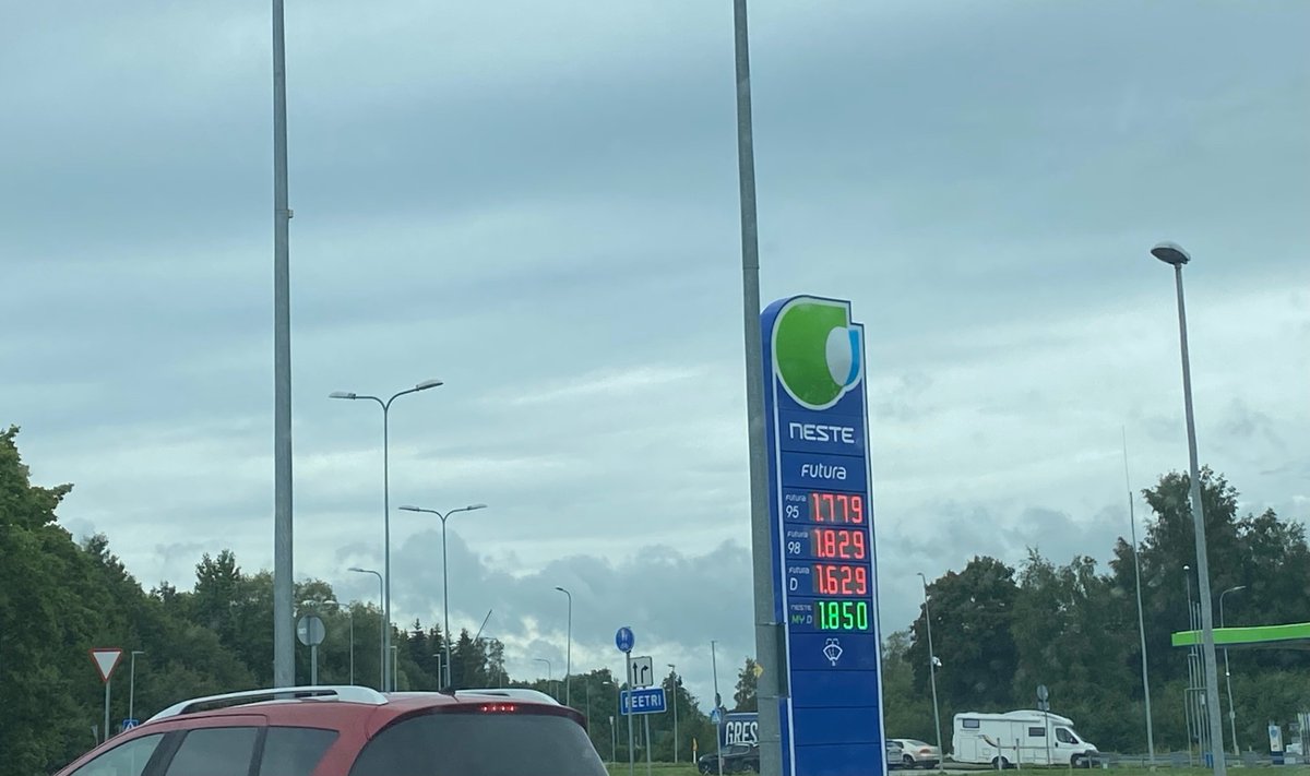Kütuse hinnad 02.08.23