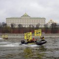 Moskva jõel vahistati Greenpeace'i aktivistid
