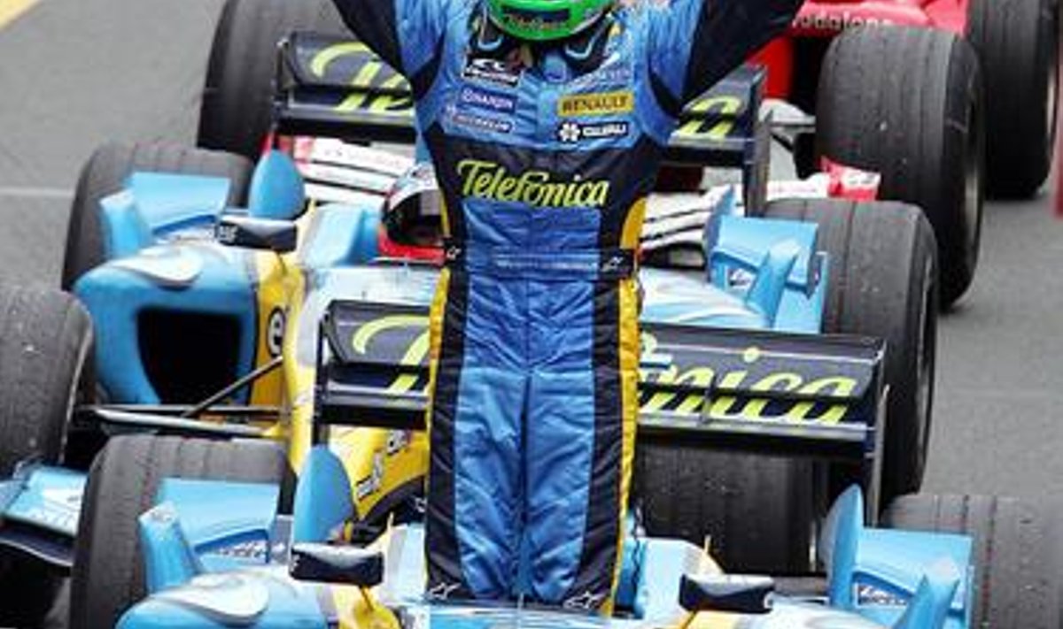 Giancarlo Fisichella Austraalia GP finišis