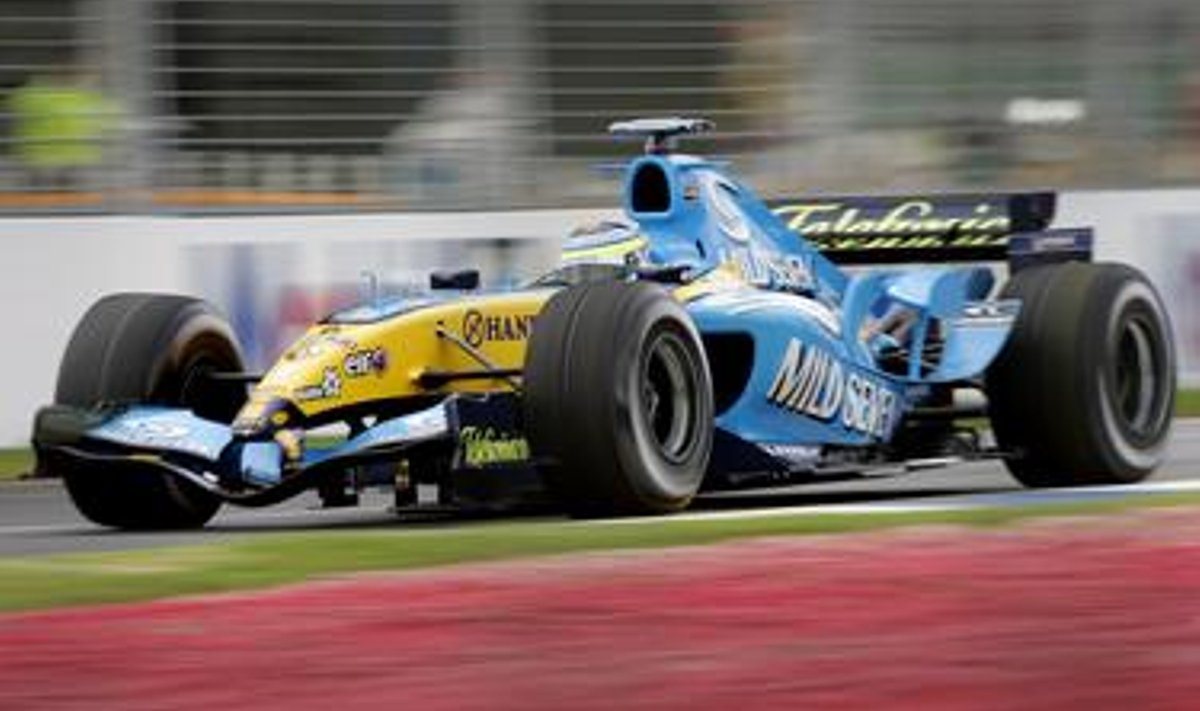 Giancarlo Fisichella Austraalia GP eelkvalifikatsioonil
