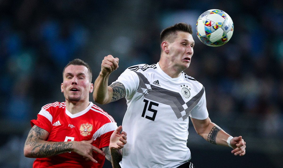 Football firendly match Germany vs Russia