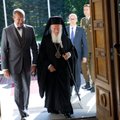 FOTOD: Patriarh Bartolomeus kohtus president Ilvesega