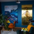 Siniseks võõbatud seinad, vintage-mööbel ja eriskummaline kunstitehnika: see on sinu kodu. Ei ole tähtis, mida keegi teine arvab