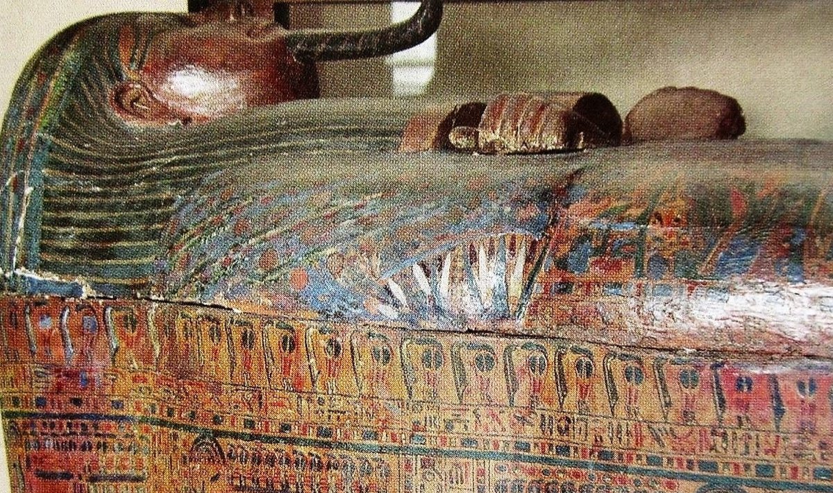 Саркофаг писаря Несупагертахти (фрагмент) из 21 династии (1076–943 гг. до н.э.).