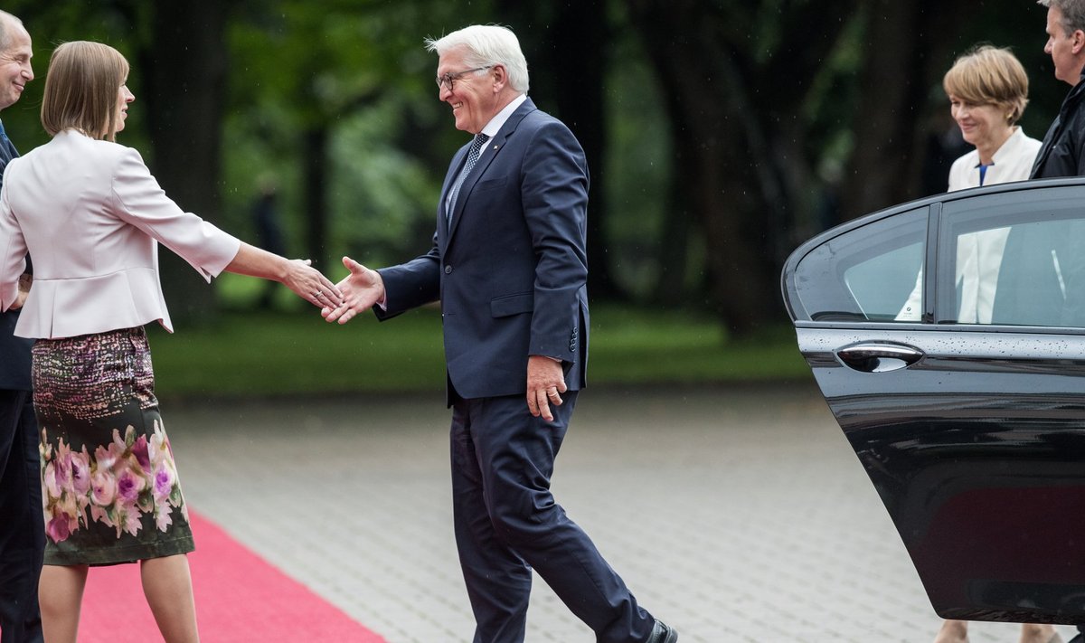 Saksa president Frank-Walter Steinmeier kohtus eile Eesti riigipea Kersti Kaljulaidiga ja kiitis Eestit EL-i eesistujamaana. Olulise kodumaise teema jättis ta aga kõrvale.