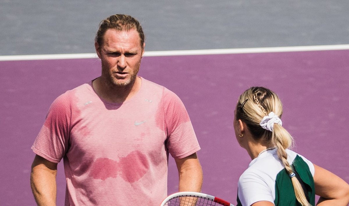 Anett Kontaveit ja Dmitri Tursunov novembris Mehhikos WTA aastalõputurniiril