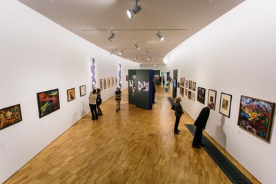 ALMOST THE ONLY EXHIBITION IN THE WORLD: The only two exhibitions of Ukrainian art history organised since the start of the full-scale war have taken place in the Kumu Art Museum in Tallinn and in the Thyssen-Bornemisza Museum in Madrid.
Photo: Rait Tuulas