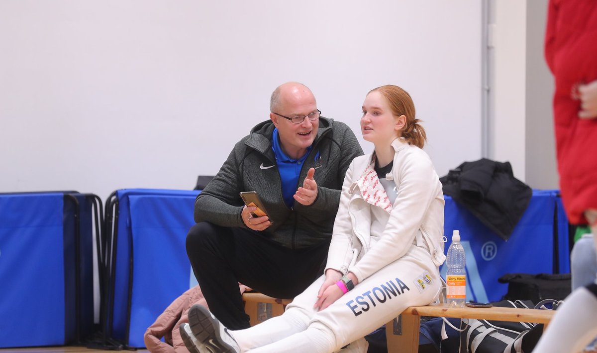 Kaido Kaaberma juhendas Eesti meistrivõistlustel tütart ega teadnud, kas on Eesti epeenaiskonna peatreener.