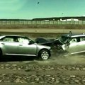 VIDEO: Crash-test Saab versus Saab - mis siis saab?