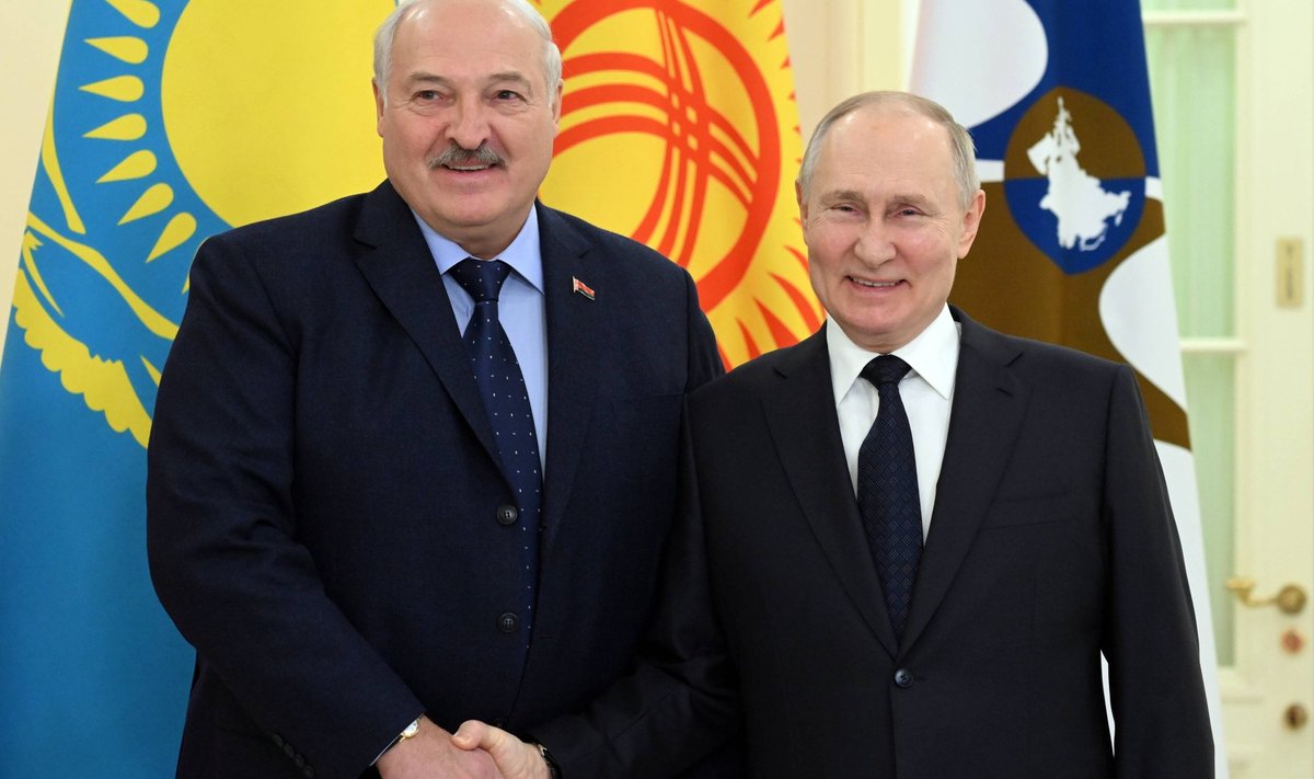 Valgevene president Aljaksandr Lukašenka ja Venemaa president Vladimir Putin