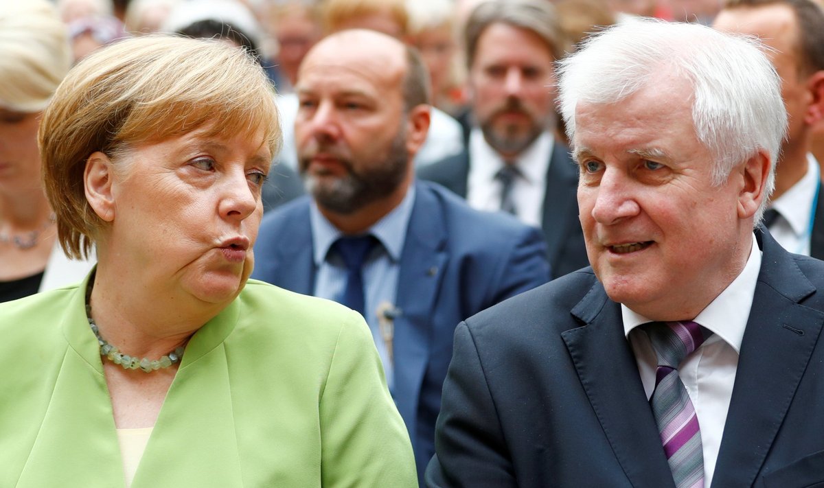 Angela Merkel ja Horst Seehofer
