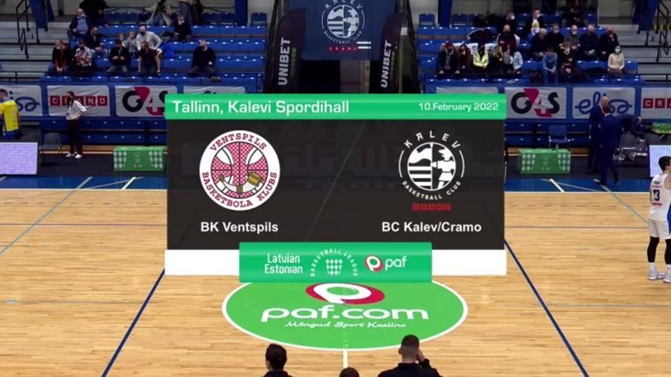 TÄISPIKKUSES | Korvpall: BC Kalev/Cramo - BK Ventspils - Delfi TV