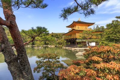 Japan, Kinki, Kansai, Kyoto, Kinkaku-ji, Temple of the Golden Pavilion