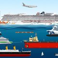 ИНТЕРАКТИВНЫЙ ГРАФИК: Настоящие гиганты! Сравните размеры круизных лайнеров, которые приходят в порт Таллинна