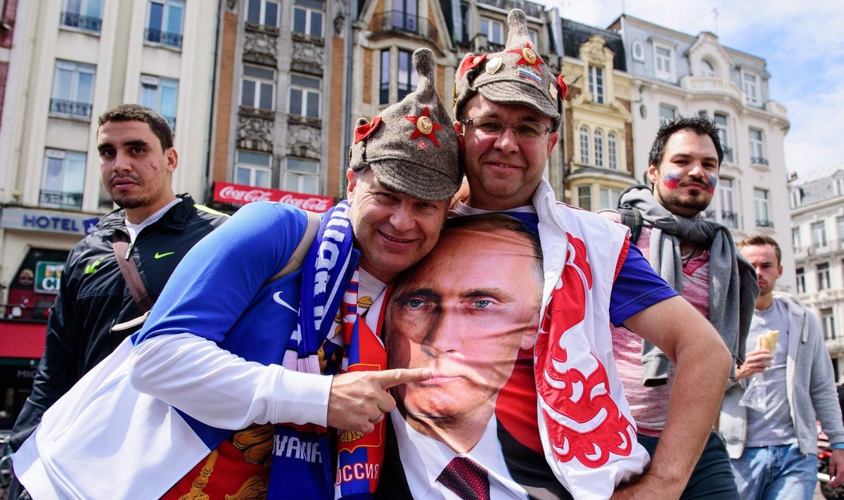 Venemaa jalgpallifännid Prantsusmaal