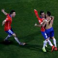 FOTOD ja VIDEO: Tšiili alistas penaltiseerias Argentiina ja võitis koduse Copa America!