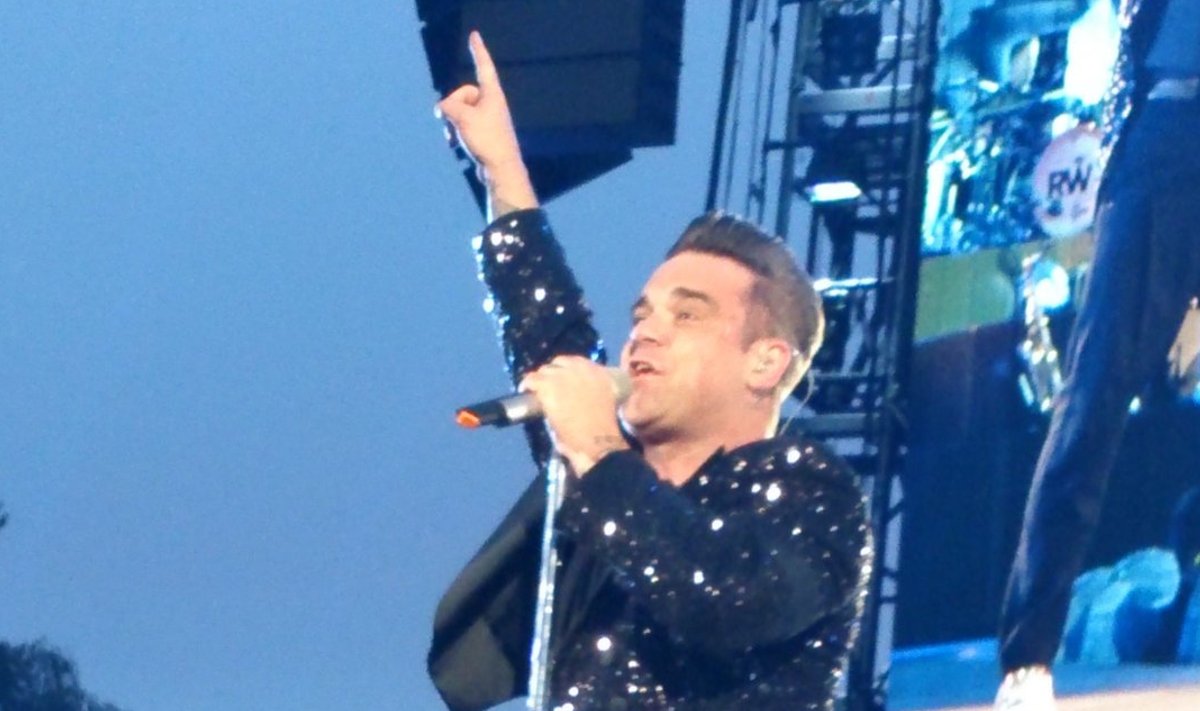 Robbie Williams Tallinna Lauluväljakul