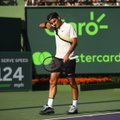 Miamis üllatuskaotuse saanud Federer loovutab esireketi tiitli