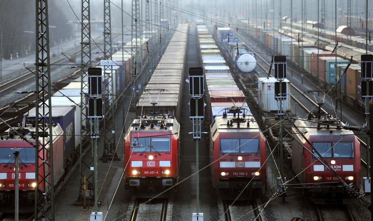 Kaubarongid Saksamaal Mascheni kaubajaamas