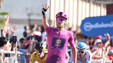 Milan teenis Girol kolmanda etapivõidu, Mihkels napilt esikümnest väljas