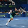 VIDEO | Vigastuspausilt naasnud Federer võitis tagasitulekumängu otsustavas setis