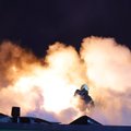 FOTOD ja VIDEO | Sauel põles tootmishoone, päästeamet reageeris suurte jõududega