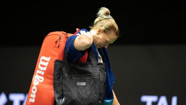 Kaia Kanepi piirdus Šveitsi turniiril ühe mänguga