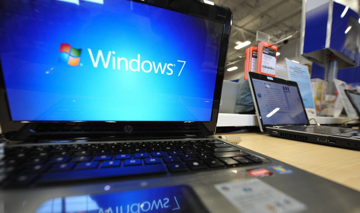 Sülearvuti Windows 7-ga müügil (Foto: AFP)