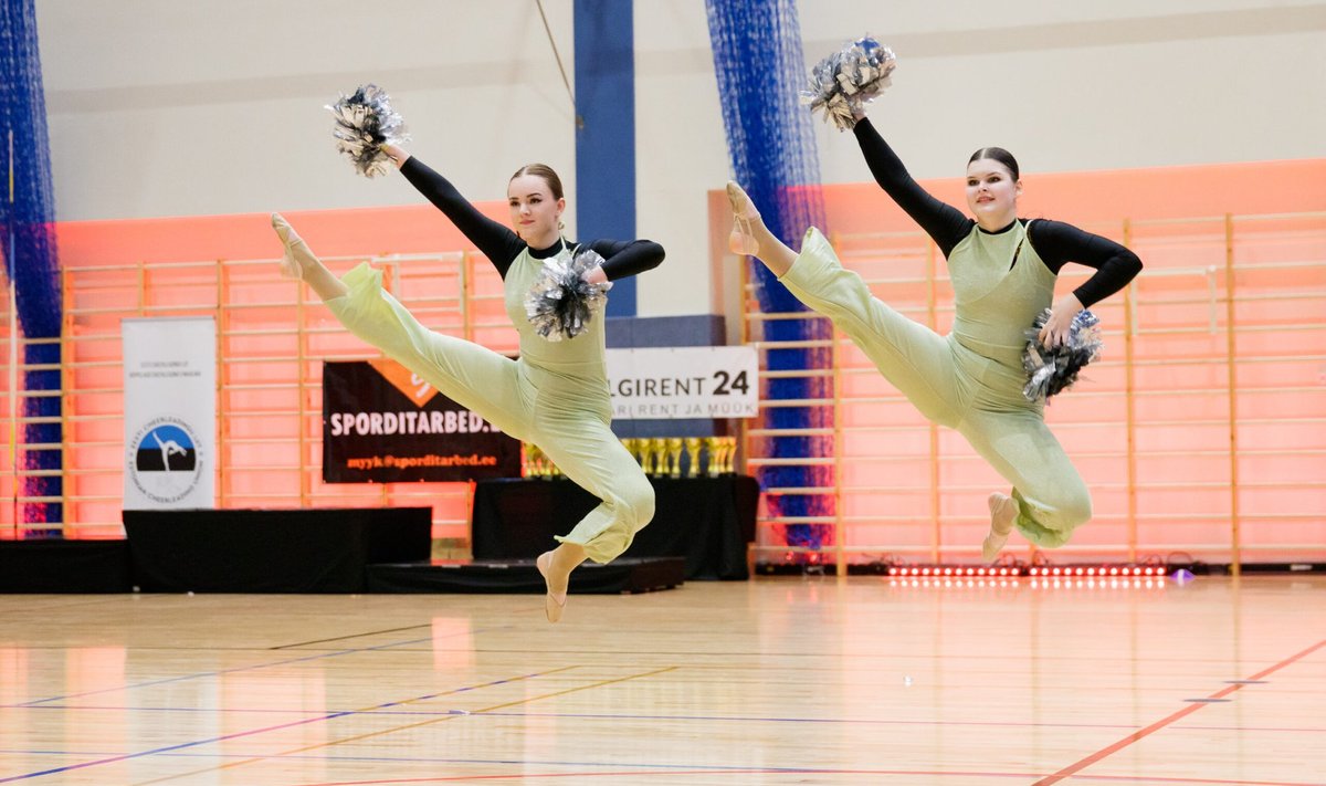 Sselgusid Eesti meistrid cheerleading’us