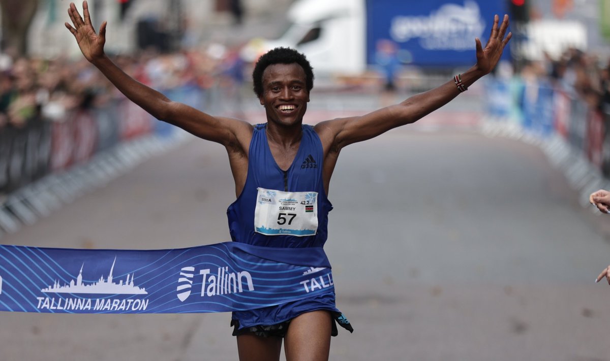 Tallinna maratoni võitja Sammy Kigen Korir