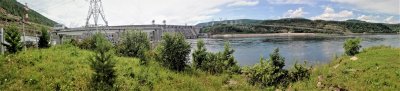 Krasnojarski hüdroelektrijaama tamm, mille taha jäävad enam kui 100 üleujuatud küla, sealhulgas ka kaks Siberi setode oma.