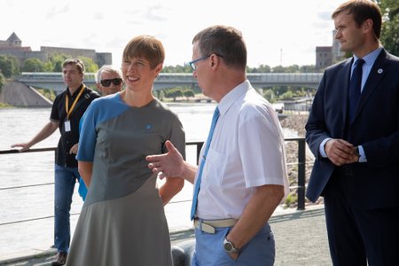 President Kaljulaid mullu Narvas.