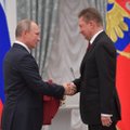 Gazpromi juht Aleksei Miller sai Putinilt töökangelase aunimetuse