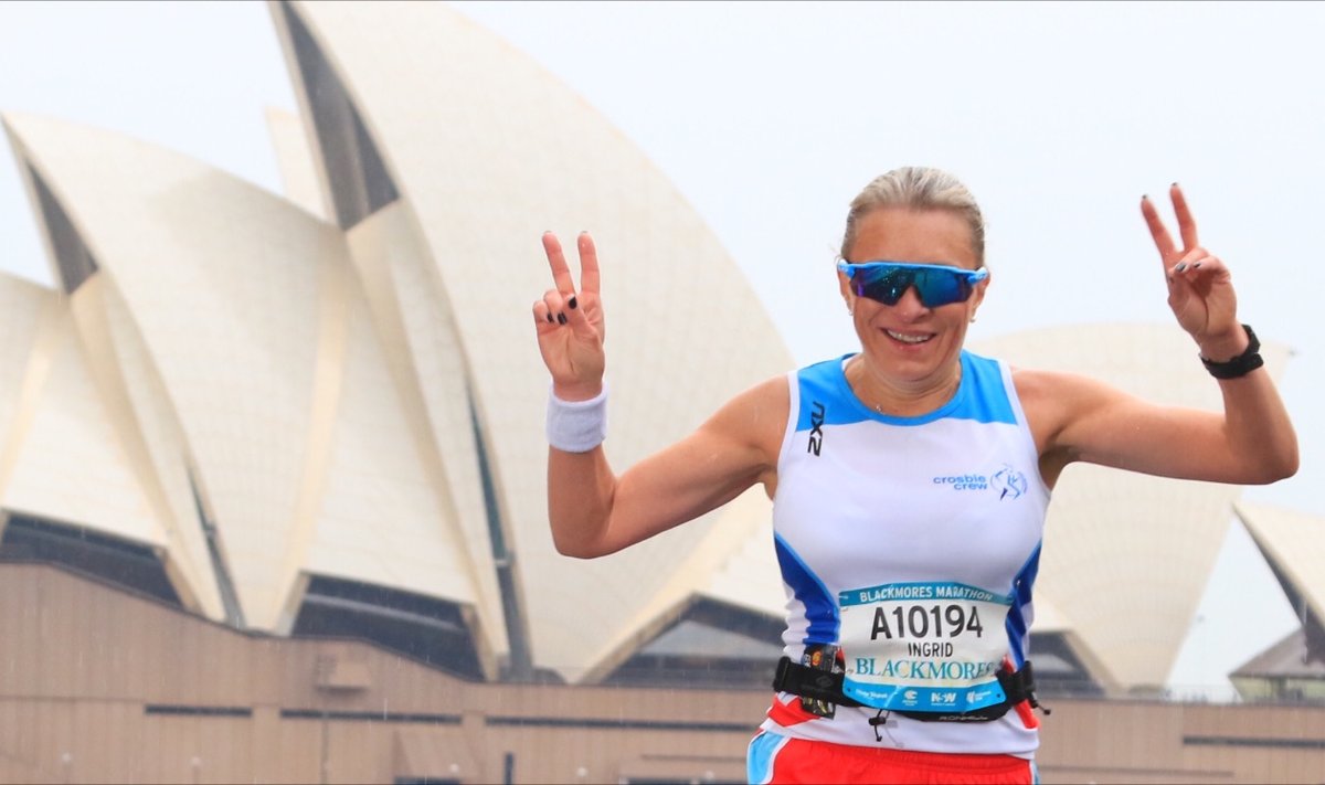 Viimase 11 kuuga on Ingrid Morrison läbinud üle 2500 km ning viimase kaheksa kuu jooksul jooksnud viis poolmaratoni, neli täismaratoni ja ühe ultramaratoni.