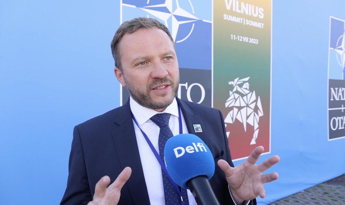 Маргус Цахкна на саммите НАТО в Вильнюсе