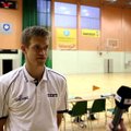 Erik Keedus Eesti-Taani esimesest korvpallikohtumisest Viljandis