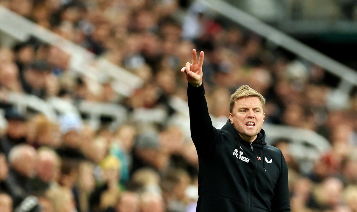 Eddie Howe on Newcastle'iga tegemas kiiret tõusu.