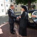 FOTOD: Patriarh Bartolomeus kohtus peaminister Ansipiga