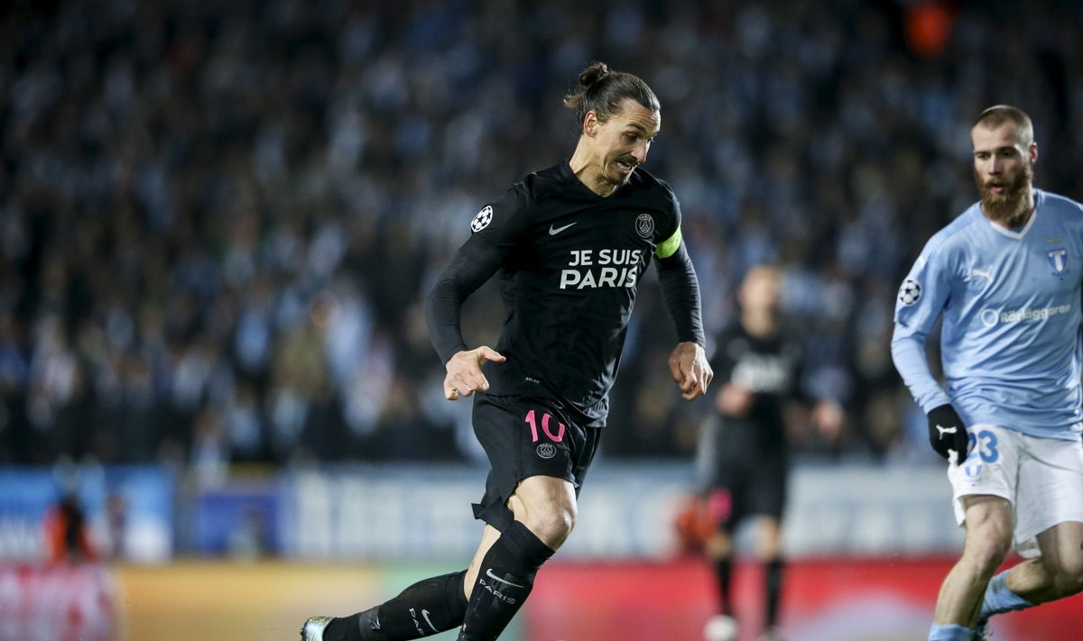 Sünnilinna naasnud Zlatan Ibrahimovici mängu jälgiti nii Malmö tribüünidelt kui linna keskväljakult