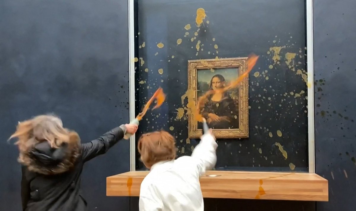 Aktivistid Mona Lisa kallal