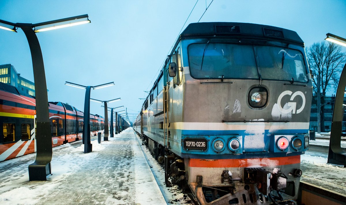 GO Rail Moskva rong Balti jaamas