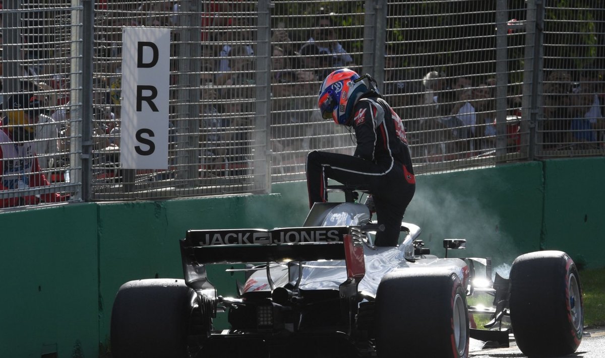Romain Grosjean Austraalia GP-l.