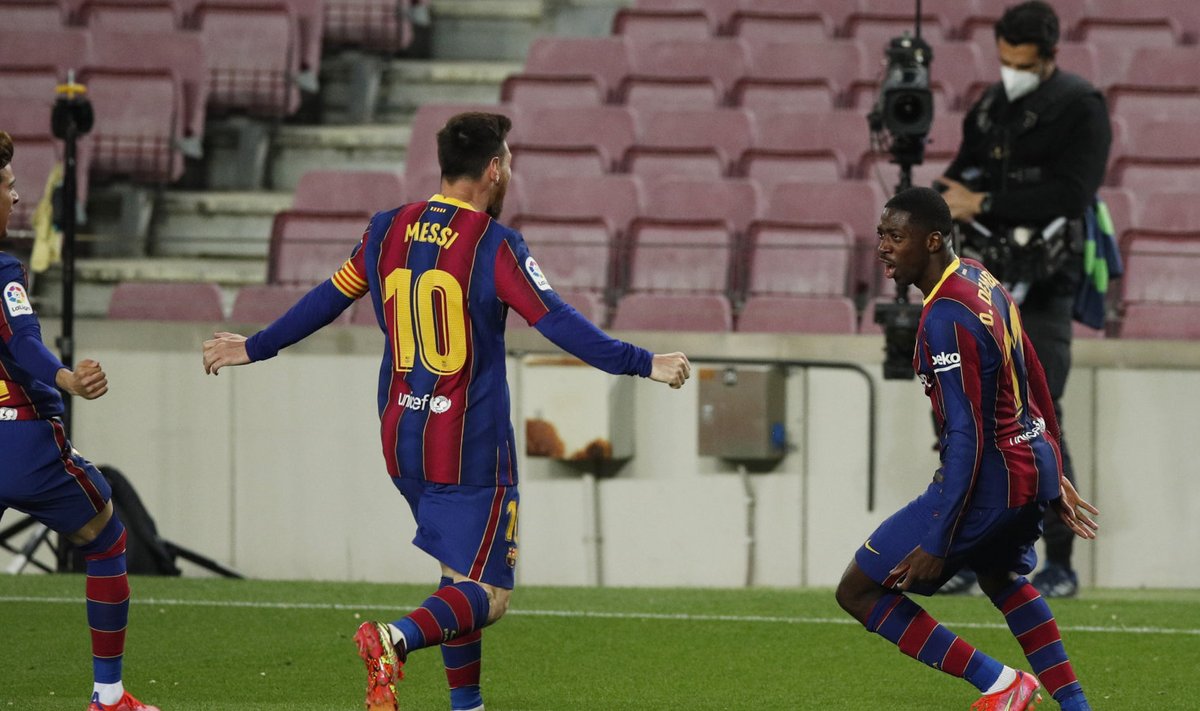 Lionel Messi ja Ousmane Dembele