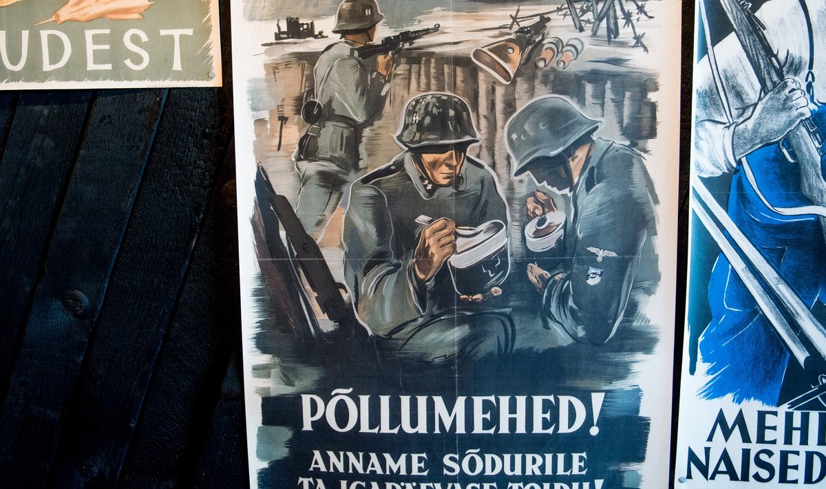 Plakat, mis motiveeris taludele pandud kohustust anda osa saadusi riigile. Sõjavägi vajas rindel pidevalt lisa.