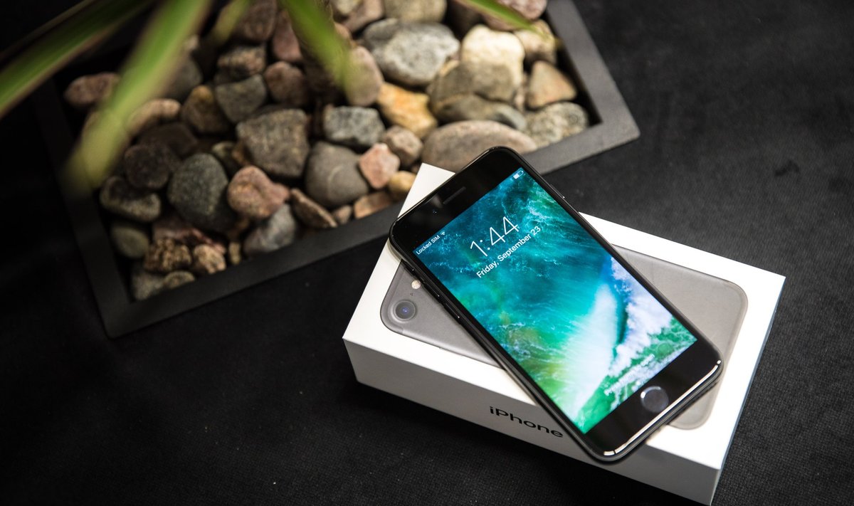 Nelja ja poole aasta vanune iPhone 7 on Eesti võrkudes mulluse seisuga enim kasutatud telefon