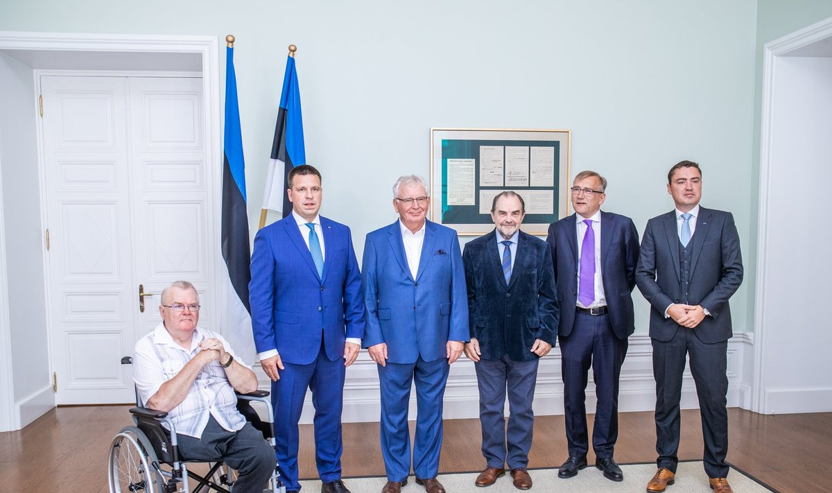 Eesti Vabariigi endised peaministrid. 