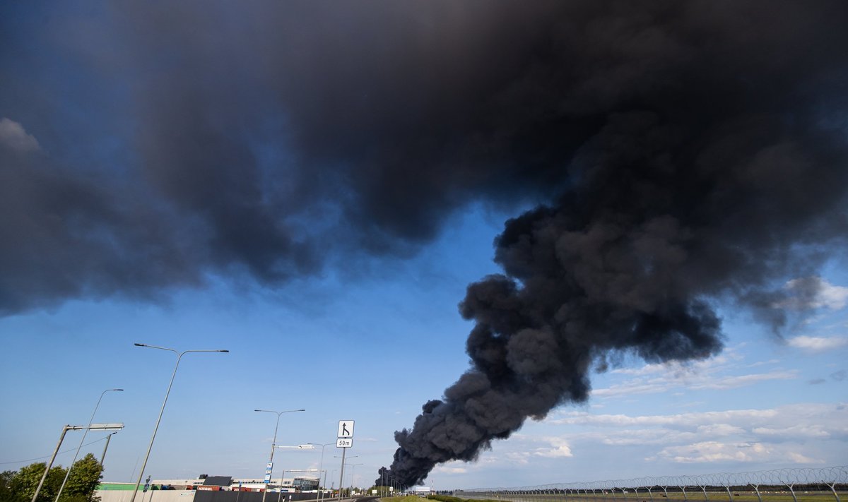 Tulekahju jäätmejaamas 23.05.2023