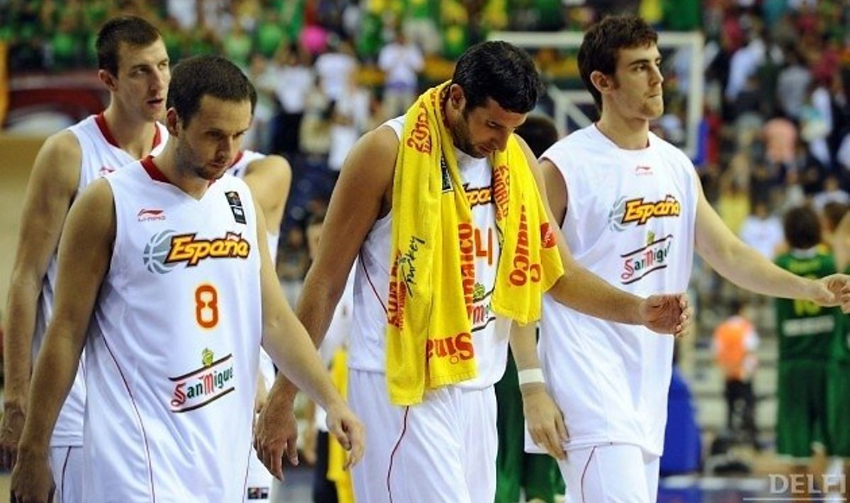 Hispaania korvpallikoondis on MMil näidanud kõikuvat mängu