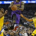 VIDEO | Los Angeles Lakers pani Golden State Warriorsi kindlalt paika, kuid seda LeBron Jamesi vigastuse hinnaga